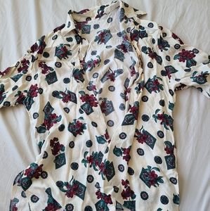 LUXURY FLANNEL/COLLARED LONG SLEEVE BUTTON DOWN FROM PARIS